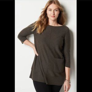 J. Jill Single Pocket Sweater Tunic - NWT